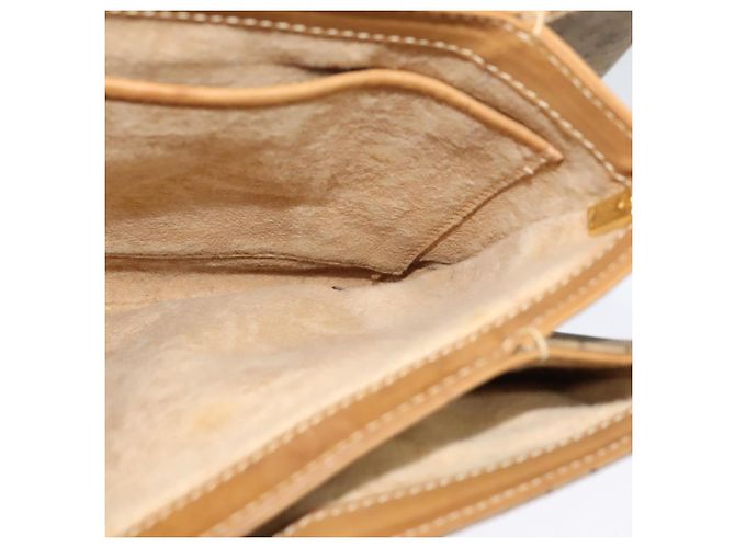 Gucci Borsa a Spalla Micro GG Supreme in PVC Pelle Beige 001 406 1780 Auth bs24523 - vista 18