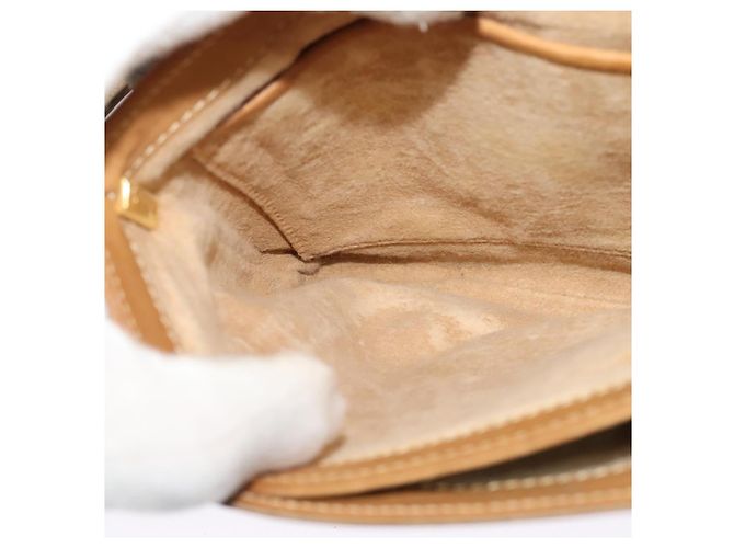 Gucci Borsa a Spalla Micro GG Supreme in PVC Pelle Beige 001 406 1780 Auth bs24523 - vista 19