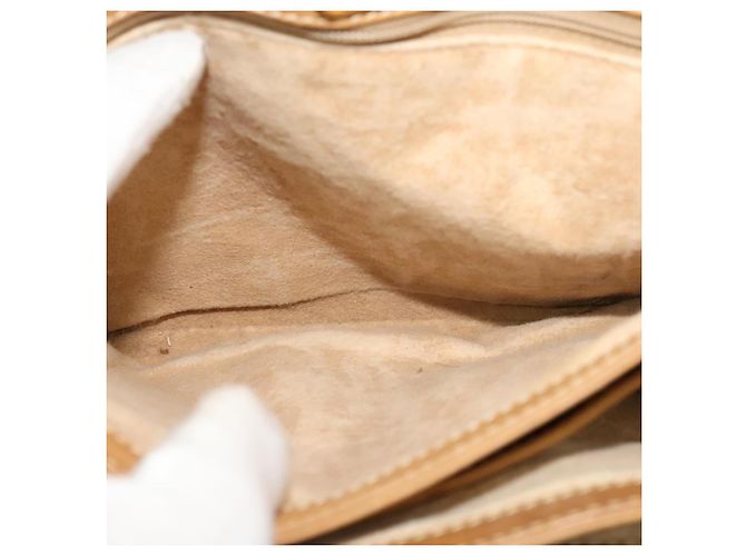 Gucci Borsa a Spalla Micro GG Supreme in PVC Pelle Beige 001 406 1780 Auth bs24523 - vista 20