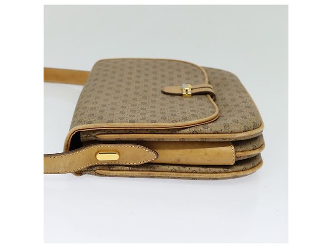 Gucci Borsa a Spalla Micro GG Supreme in PVC Pelle Beige 001 406 1780 Auth bs24523 - vista 4