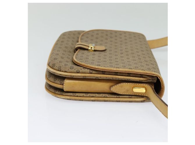 Gucci Borsa a Spalla Micro GG Supreme in PVC Pelle Beige 001 406 1780 Auth bs24523 - vista 5