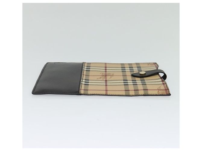 Custodia per iPad Burberry Nova Check PVC Beige Oro Auth 116045 D'oro - vista 5