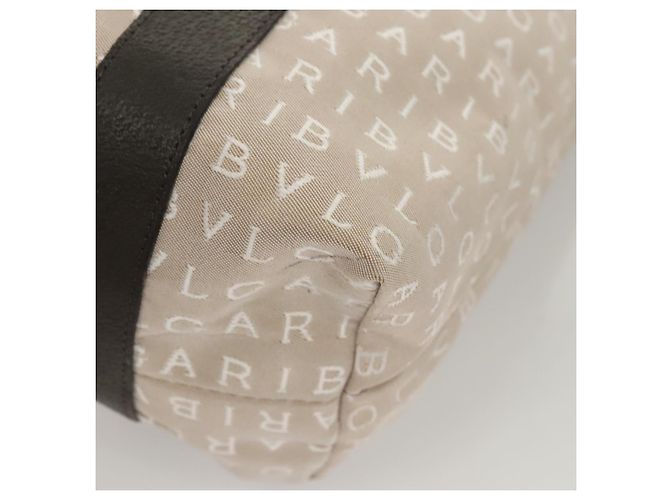 Bulgari BVLGARI Logo Mania Tote Bag aus Canvas Beige Auth BA1523 - Ansicht 14