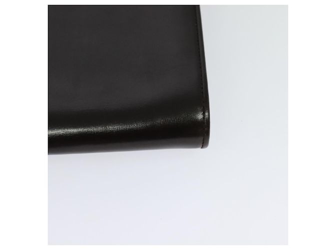 Borsa a Spalla BALLY in Pelle Marrone Scuro Oro Auth BA1161 D'oro - vista 13