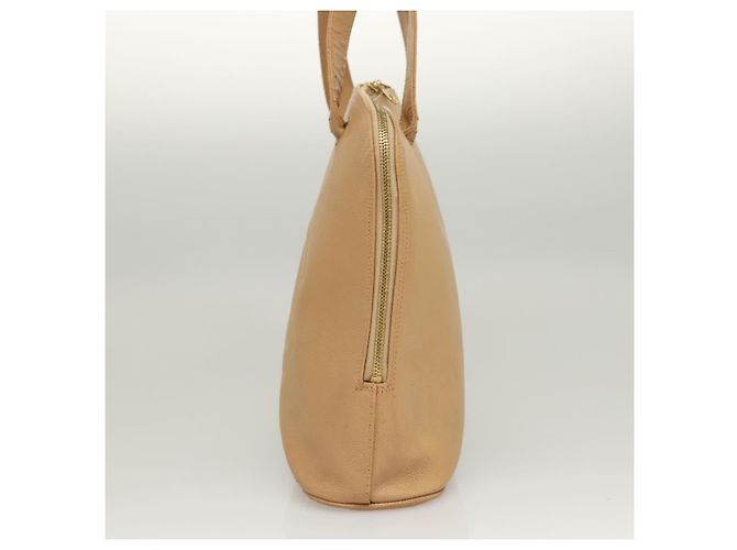 CHANEL Schultertasche aus Kaviarleder Beige CC Auth bs24445 - Ansicht 4