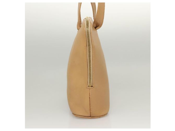 CHANEL Schultertasche aus Kaviarleder Beige CC Auth bs24445 - Ansicht 5