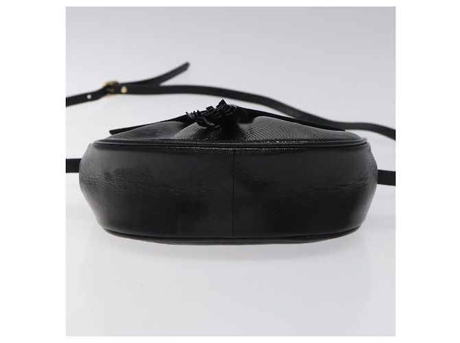 SAINT LAURENT Borsa a Spalla in Pelle Embossed Nera Oro Auth BA1084 Nero D'oro - vista 9
