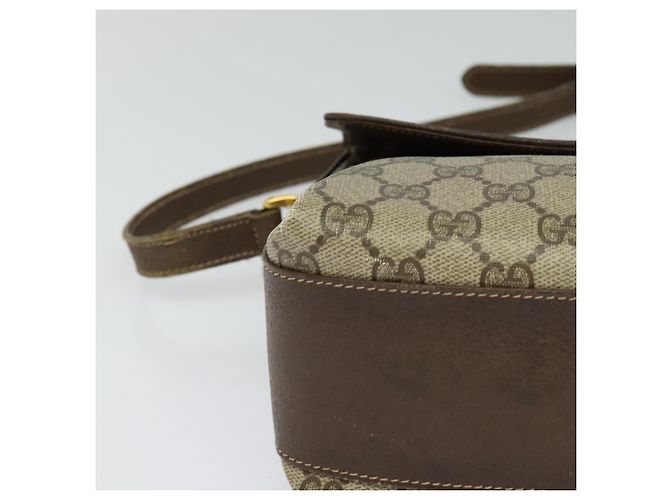 Borsa a spalla GUCCI GG Supreme Web Sherry Line PVC Beige 904 02 084 Auth BA1301 - vista 10