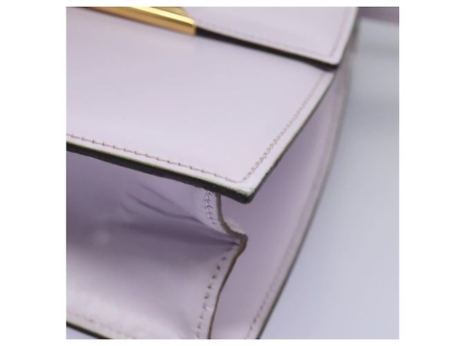 Céline Borsa a mano CELINE in pelle 2 vie viola oro Auth 120119 D'oro Porpora - vista 17