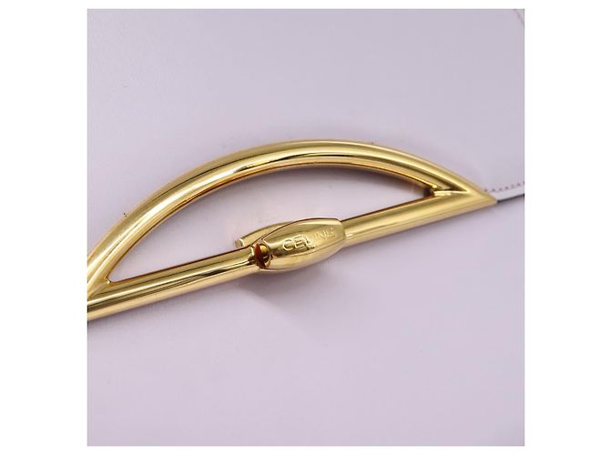 Céline Borsa a mano CELINE in pelle 2 vie viola oro Auth 120119 D'oro Porpora - vista 20