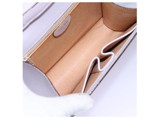 Céline Borsa a mano CELINE in pelle 2 vie viola oro Auth 120119 D'oro Porpora - vista 23