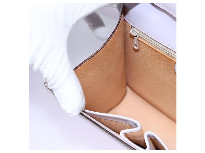 Céline Borsa a mano CELINE in pelle 2 vie viola oro Auth 120119 D'oro Porpora - vista 25