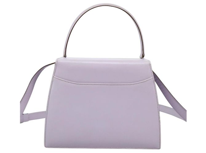 Céline Borsa a mano CELINE in pelle 2 vie viola oro Auth 120119 D'oro Porpora - vista 3