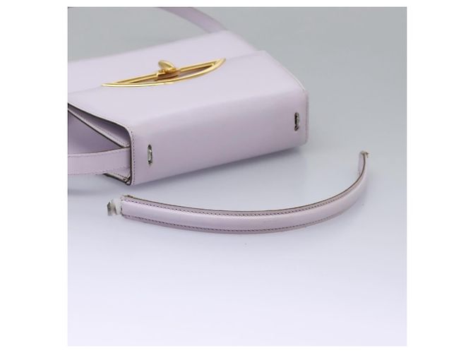 Céline Borsa a mano CELINE in pelle 2 vie viola oro Auth 120119 D'oro Porpora - vista 7