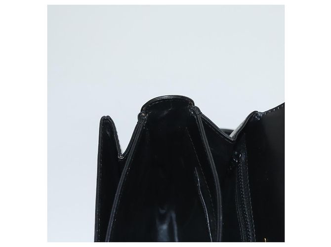 Borsa a Spalla BALLY in Pelle Nera Oro Auth BA1153 Nero D'oro - vista 18
