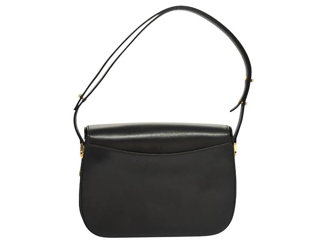Borsa a Spalla BALLY in Pelle Nera Oro Auth BA1153 Nero D'oro - vista 3