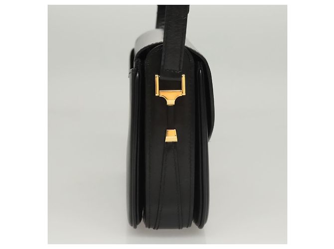 Borsa a Spalla BALLY in Pelle Nera Oro Auth BA1153 Nero D'oro - vista 5