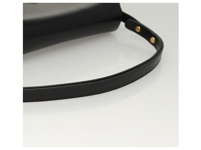 Borsa a Spalla BALLY in Pelle Nera Oro Auth BA1153 Nero D'oro - vista 7