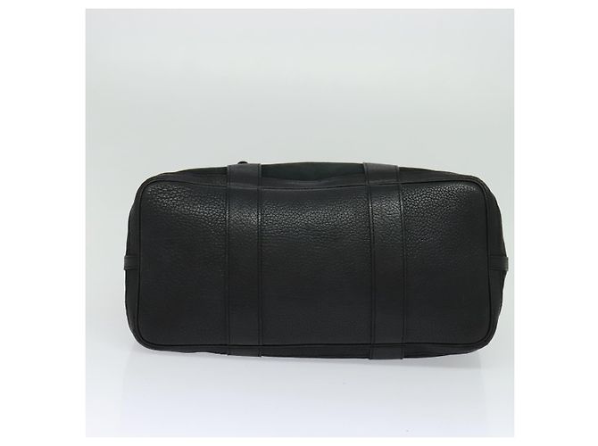 Hermès HERMES Petite Ceinture MM Hand Bag Canvas Black Silver Auth bs24658 Silvery - view 9