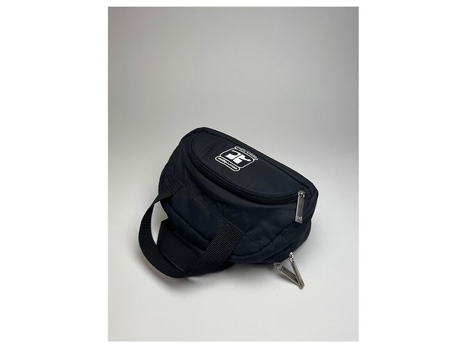 Vintage Courreges Polyester Tasche schwarz - Ansicht 10