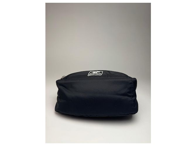 Vintage Courreges Polyester Tasche schwarz - Ansicht 9