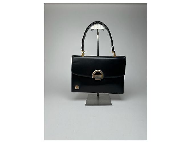 Vintage Givenchy 2Way Leder Tasche schwarz - Ansicht 11