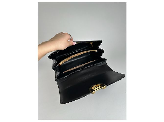 Vintage Givenchy 2Way Leder Tasche schwarz - Ansicht 5