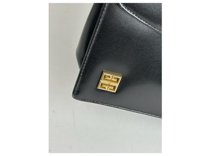 Vintage Givenchy 2Way Leder Tasche schwarz - Ansicht 8