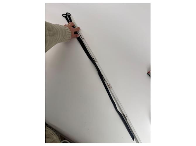 Vintage Gucci Ledergürtel schwarz - Ansicht 4