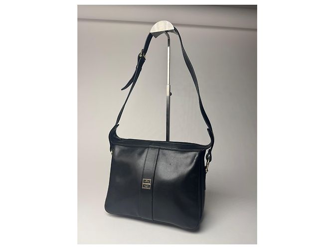 Vintage Givenchy 4G Ledertasche schwarz - Ansicht 5