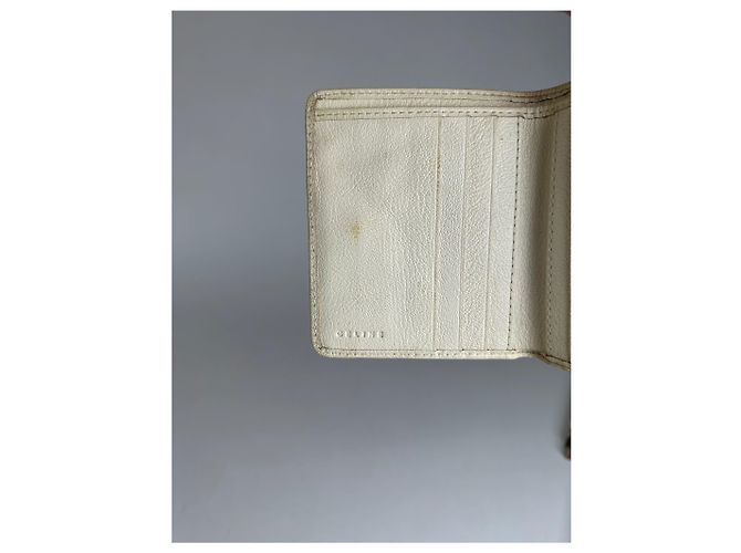 Céline Vintage Celine Macadam Monogram Canvas Leather Wallet pink white - view 7