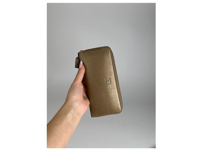 Puzzle Vintage Loewe Madrid Leather Wallet gols - view 10