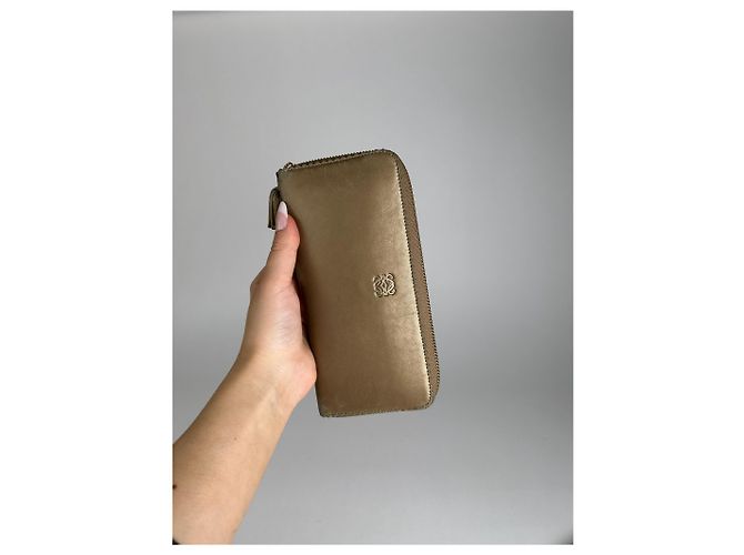 Puzzle Vintage Loewe Madrid Leather Wallet gols - view 9