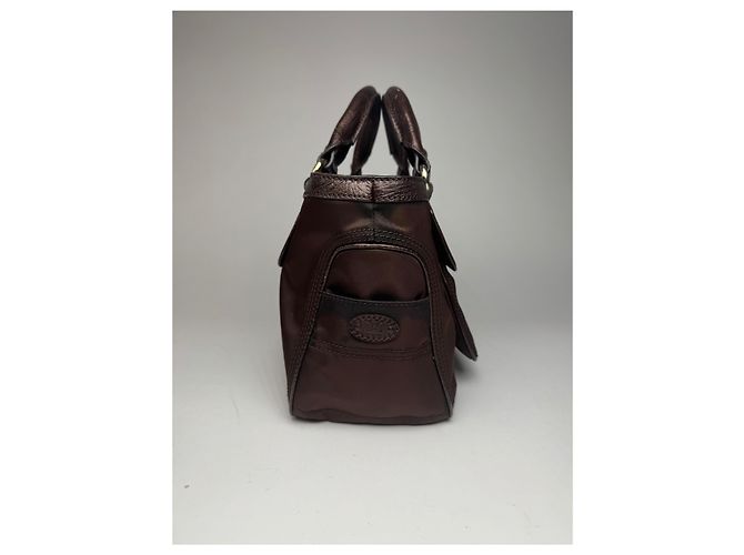 Céline Vintage Celine Polyester Tasche braun - Ansicht 8