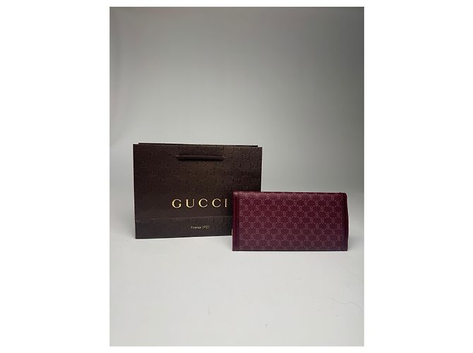 Vintage Gucci Leder-ID-Halter lila - Ansicht 11