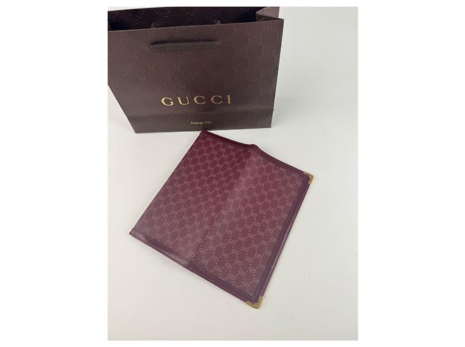 Vintage Gucci Leder-ID-Halter lila - Ansicht 6
