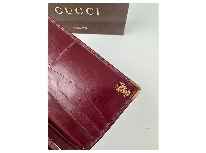 Vintage Gucci Leder-ID-Halter lila - Ansicht 7