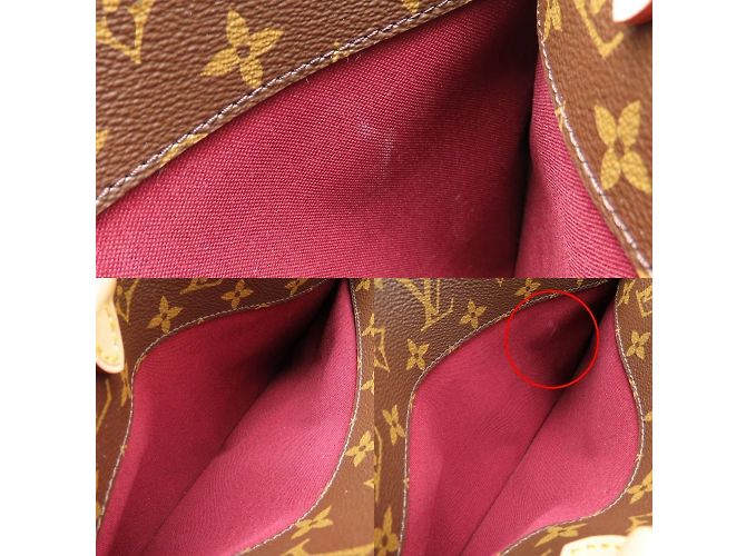 Borsa Louis Vuitton Monogram Grand Palais MM Marrone Monogramma - vista 9