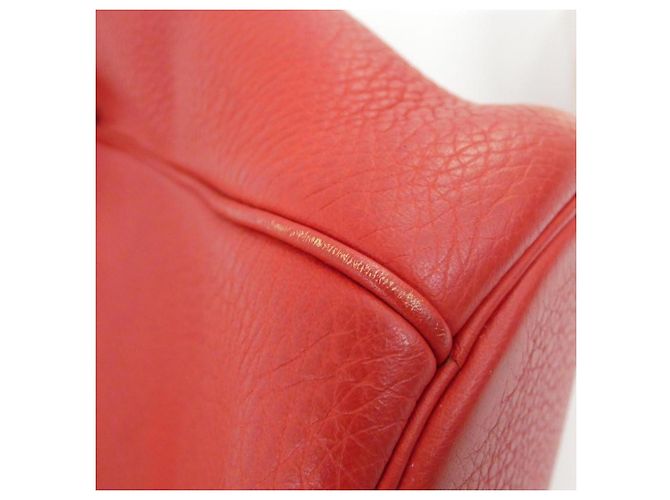 Hermès Borsa a Spalla Hermes Majoire GM 044729CK Rosso - vista 4