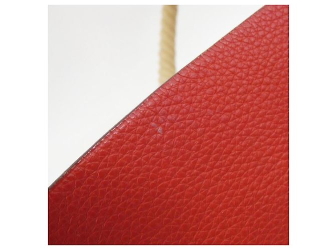 Hermès Borsa a Spalla Hermes Majoire GM 044729CK Rosso - vista 5