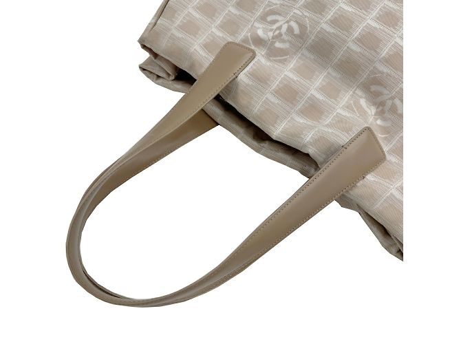 Borsa tote della nuova linea di viaggio Chanel Beige - vista 11