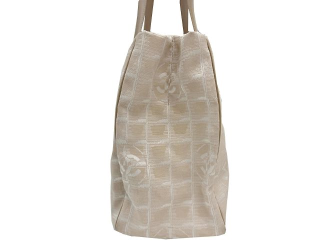 Borsa tote della nuova linea di viaggio Chanel Beige - vista 3