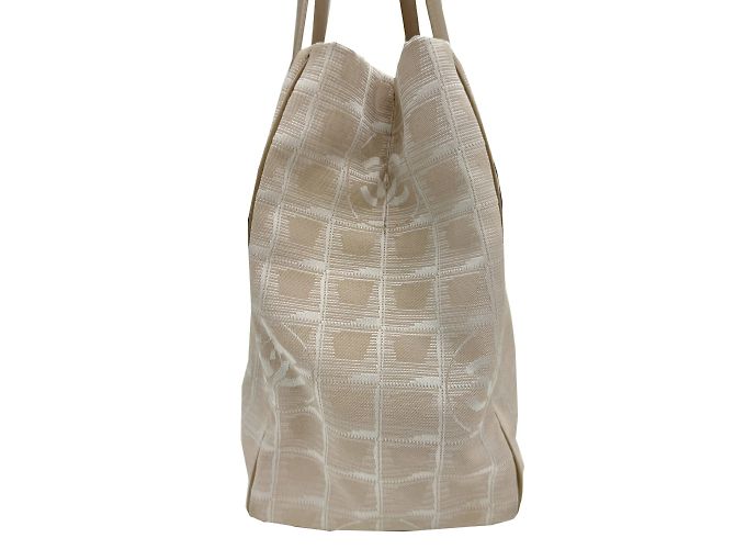 Borsa tote della nuova linea di viaggio Chanel Beige - vista 4