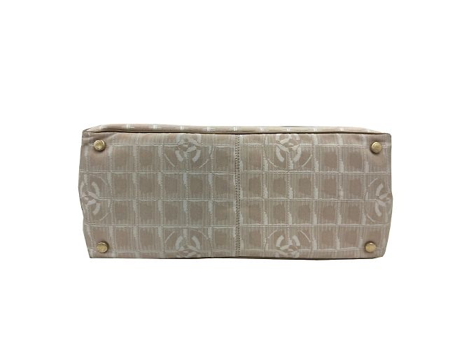 Borsa tote della nuova linea di viaggio Chanel Beige - vista 5