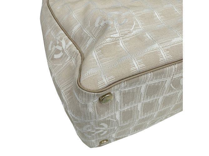 Borsa tote della nuova linea di viaggio Chanel Beige - vista 8
