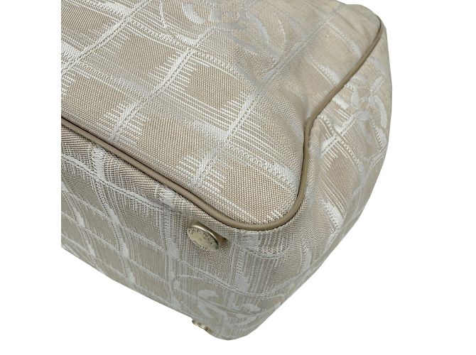Borsa tote della nuova linea di viaggio Chanel Beige - vista 9