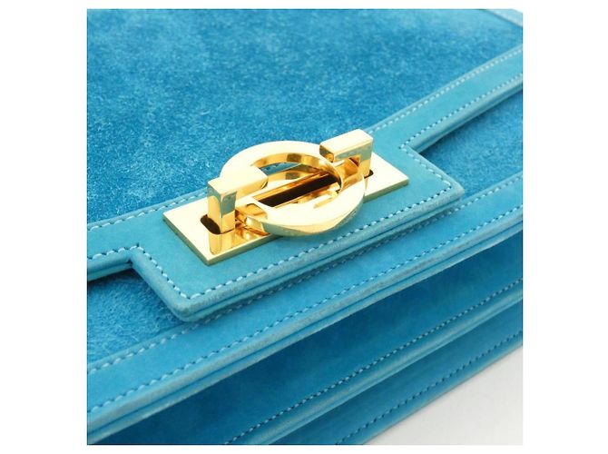 Hermès Hermes Ring 2 Schultertasche Türkis - Ansicht 4
