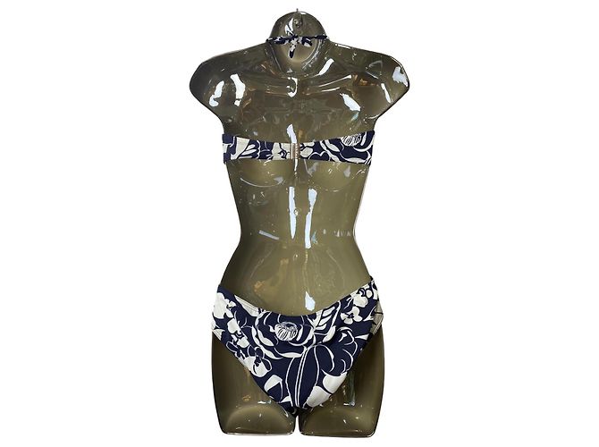 Chanel 2021 Coco Beach Badeanzug Schwarz Weiß Einteiler FR 40 - Ansicht 5