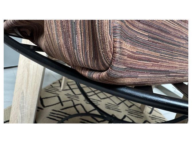Hermès Herbag Cabas in pelle Vibrato e tela Marrone - vista 7