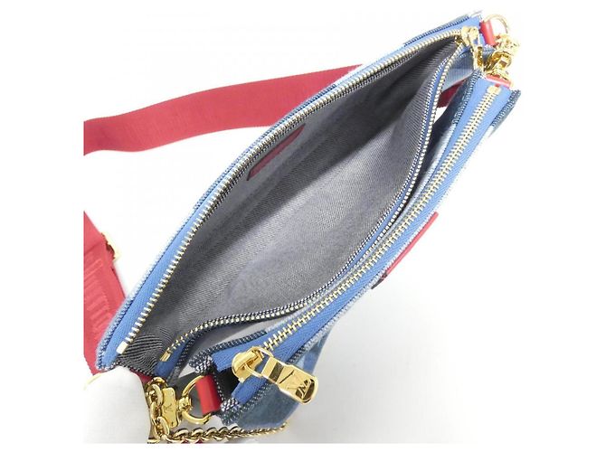 Louis Vuitton Multi Pochette Accessori Blu - vista 5
